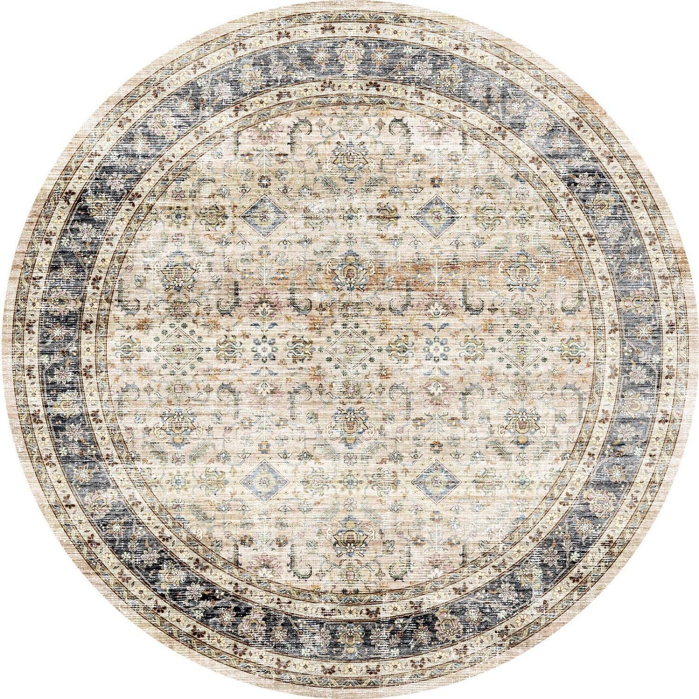 Miriam Gelb Beige Teppich