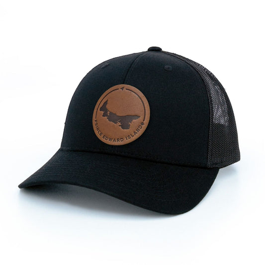 Prince Edward Island Leather Patch Trucker Hat