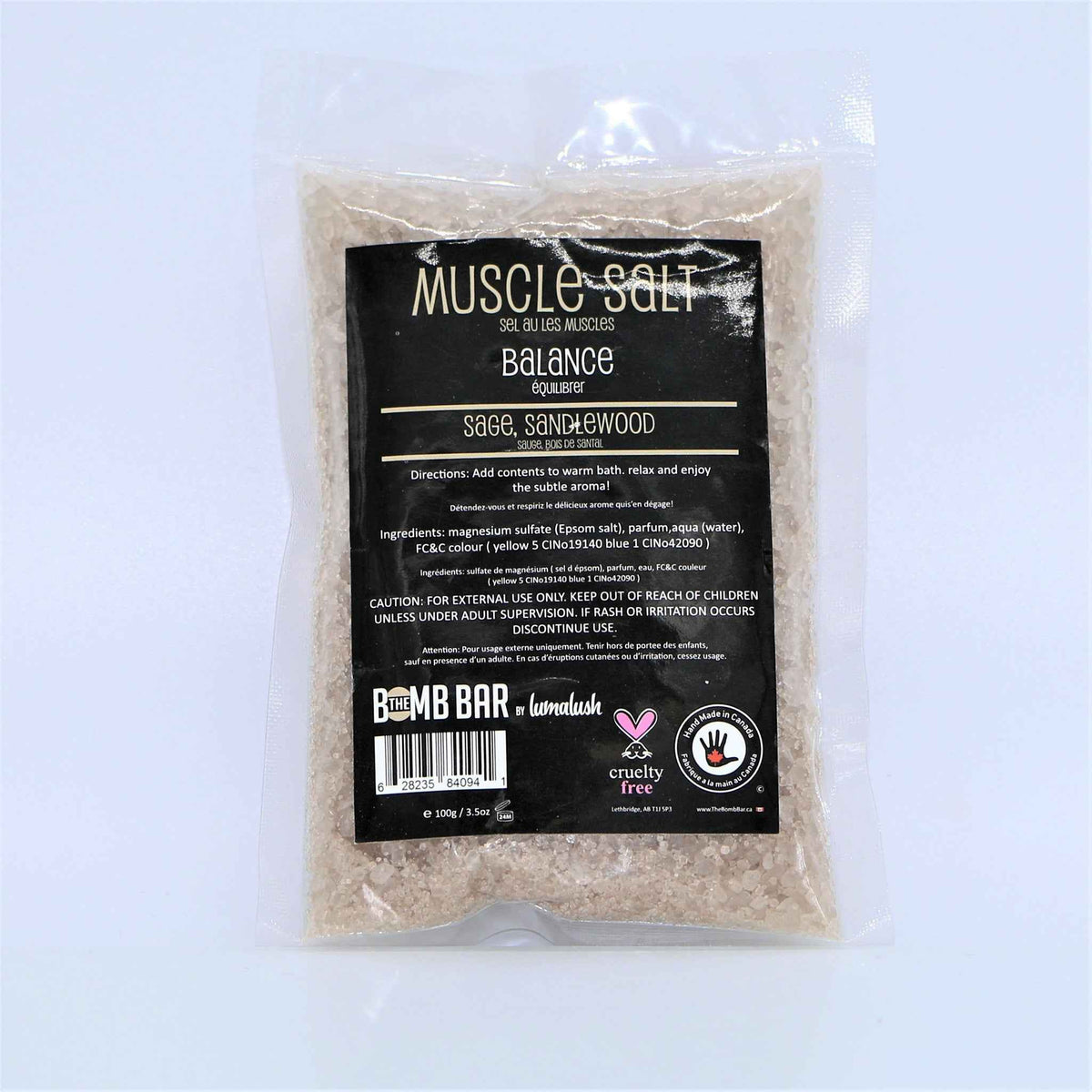Muscle Salt Soak with Epsom Salt