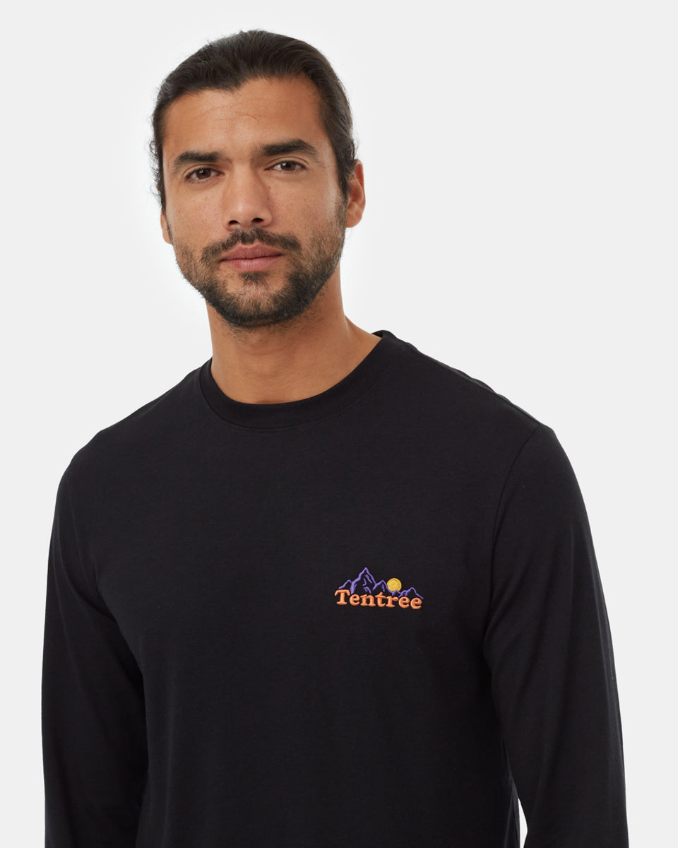 マウンテンワードマーク長袖Tシャツ