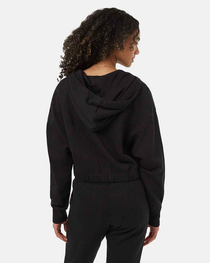 TreeTerry Oversized Cropped Zip Hoodie