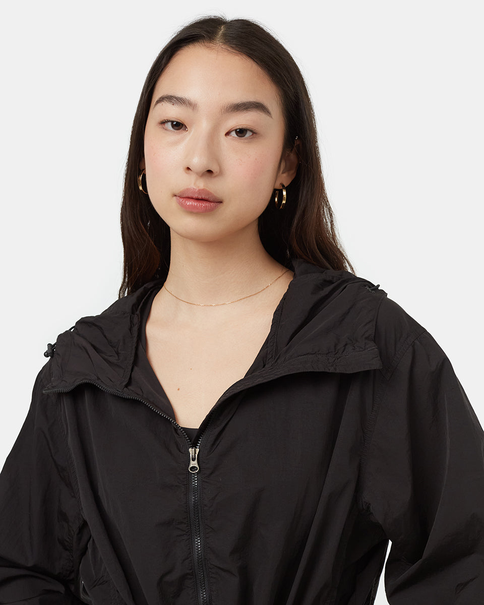 Recycled Nylon Long Jacket