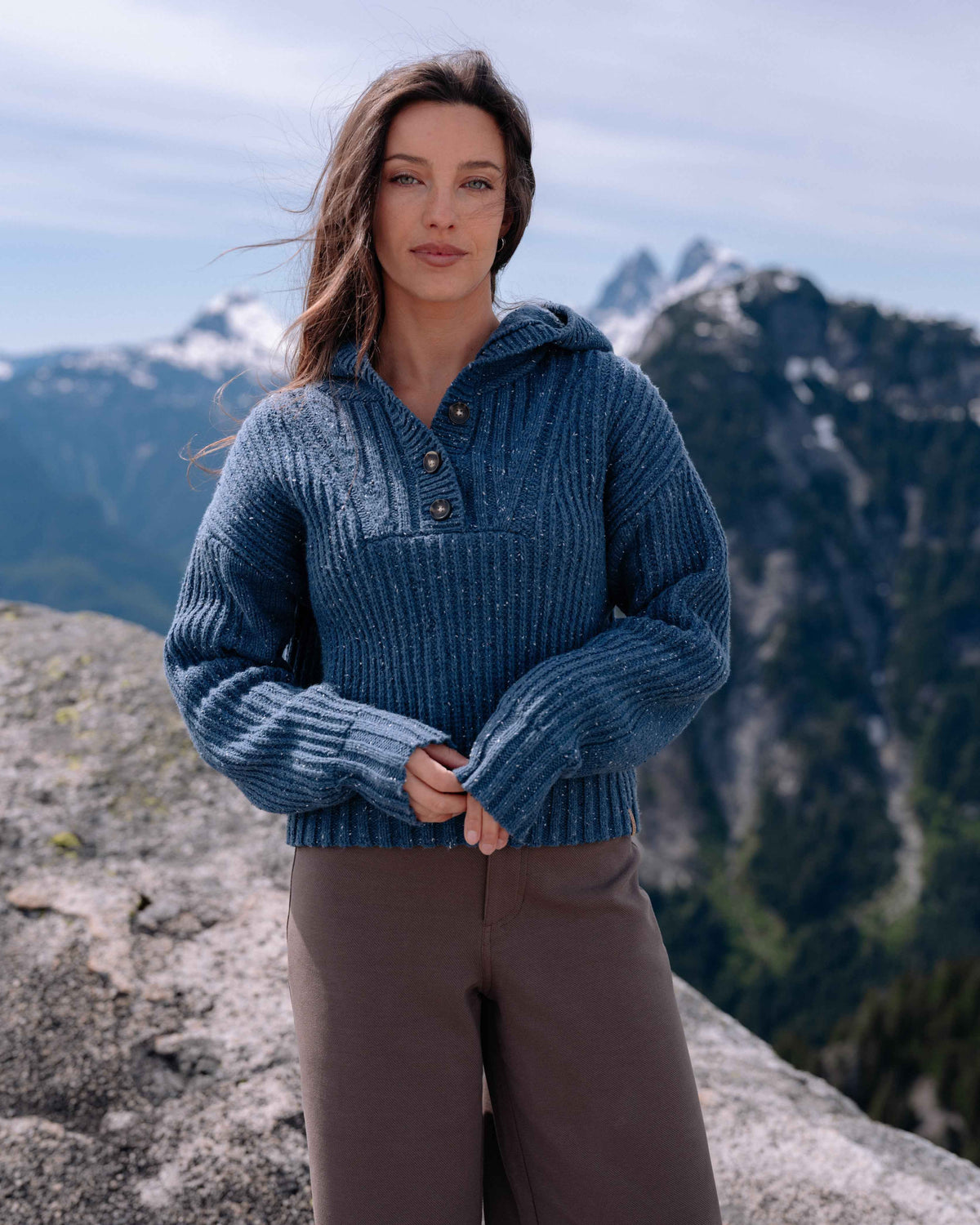 Temple Fleck Sweater