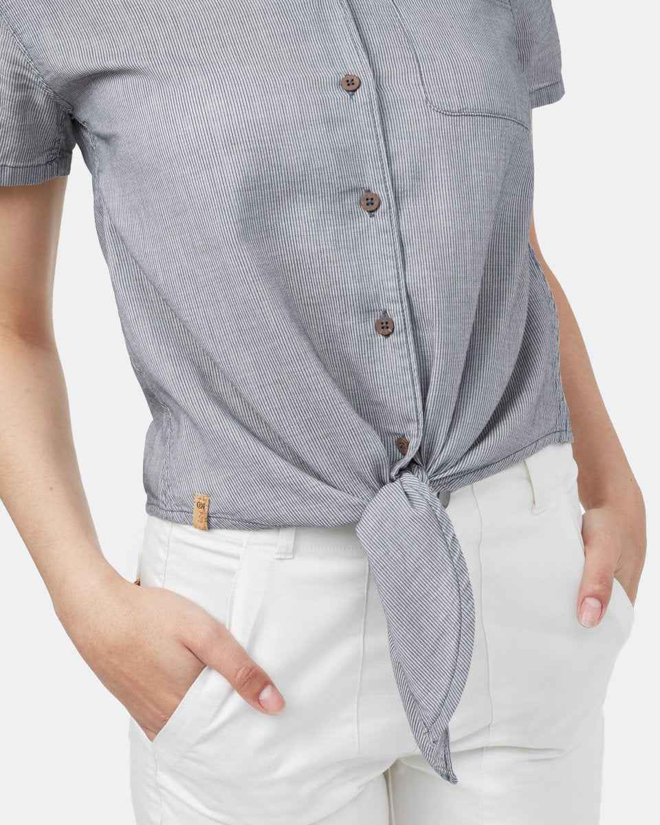 Isa Tie Front Shirt