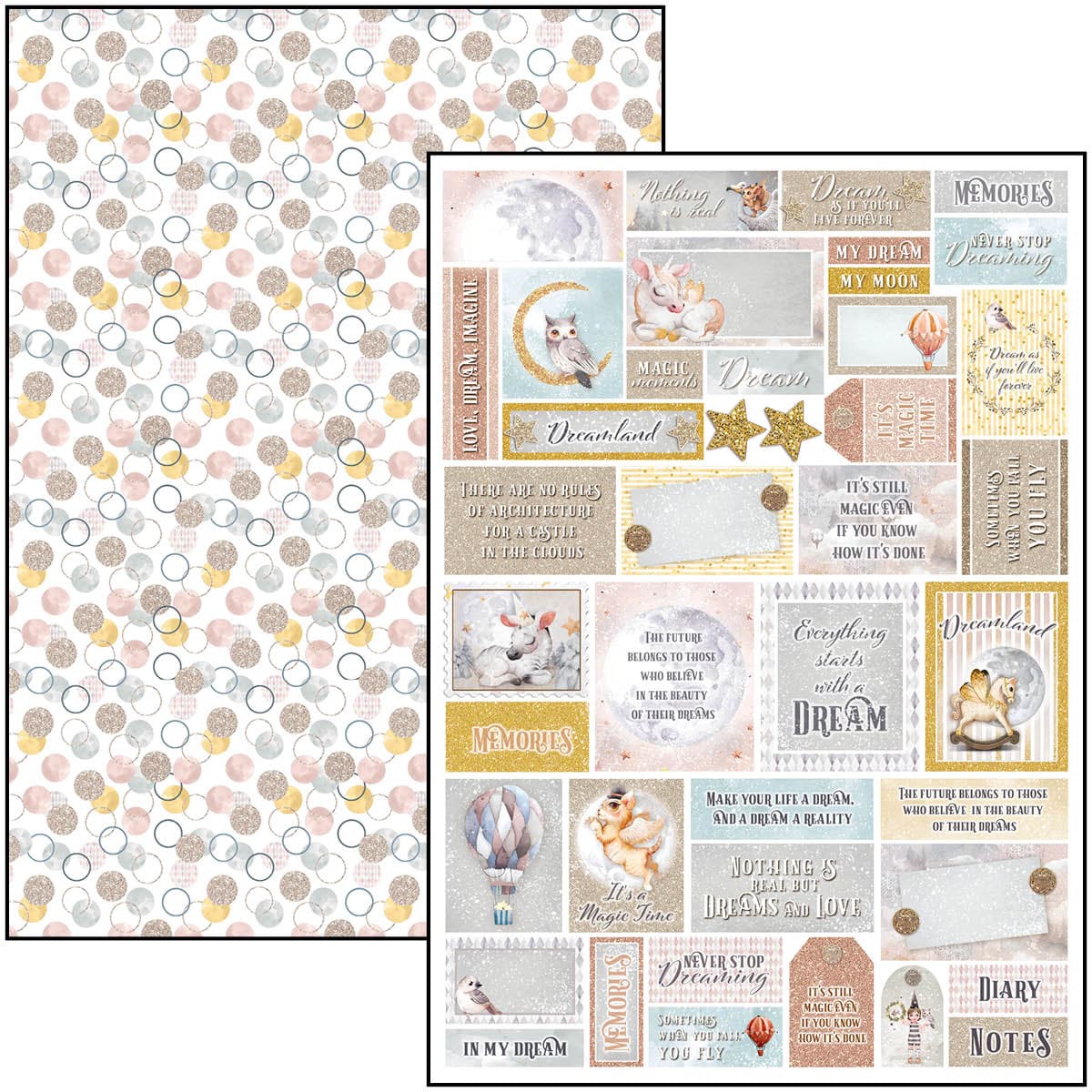 Dreamland Creative Pad A4 9/Pkg