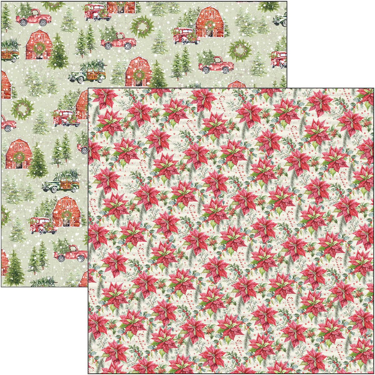 Christmas Vibes Pad 8x8 12/Pkg