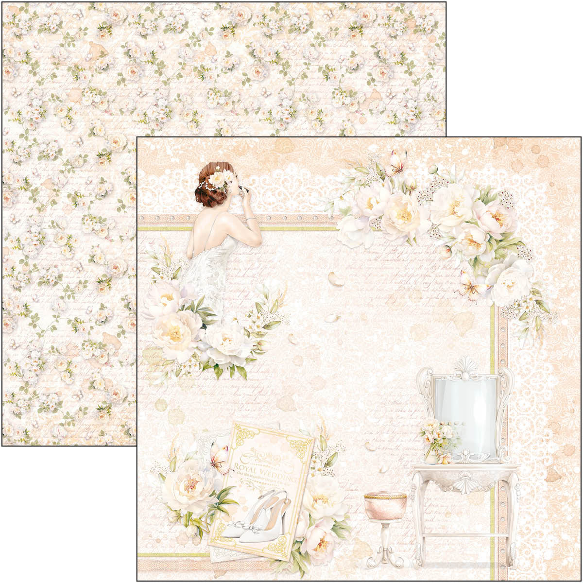 Always & Forever Paper Pad 8"x8" 12/Pkg