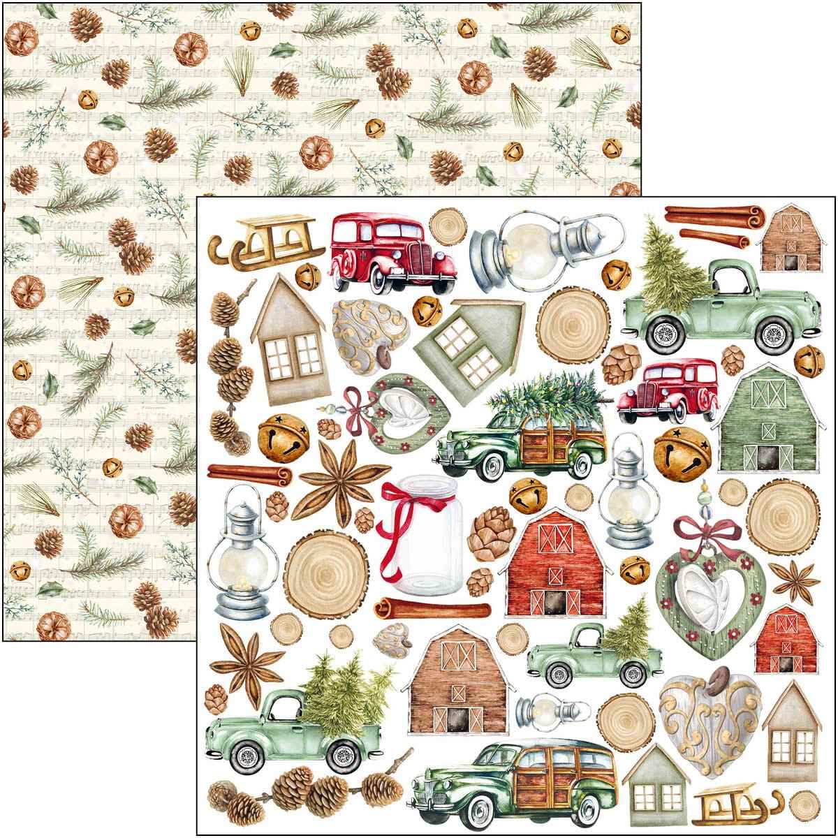 Christmas Vibes Pad 6x6 24/Pkg