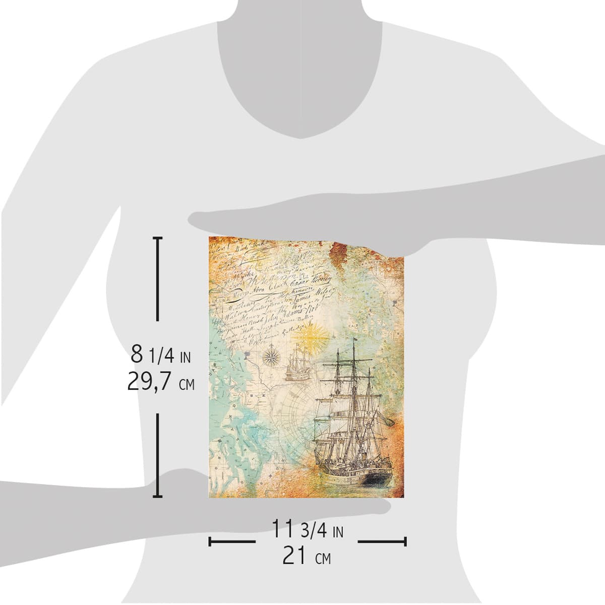 Ciao Bella Rice Paper A4 La Rotta Delle Stelle