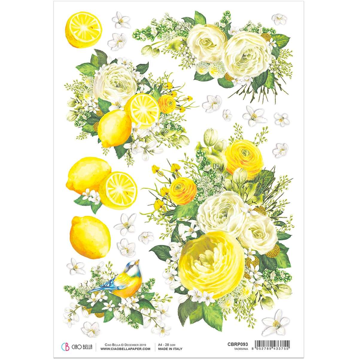 Ciao Bella Rice Paper A4 Taormina