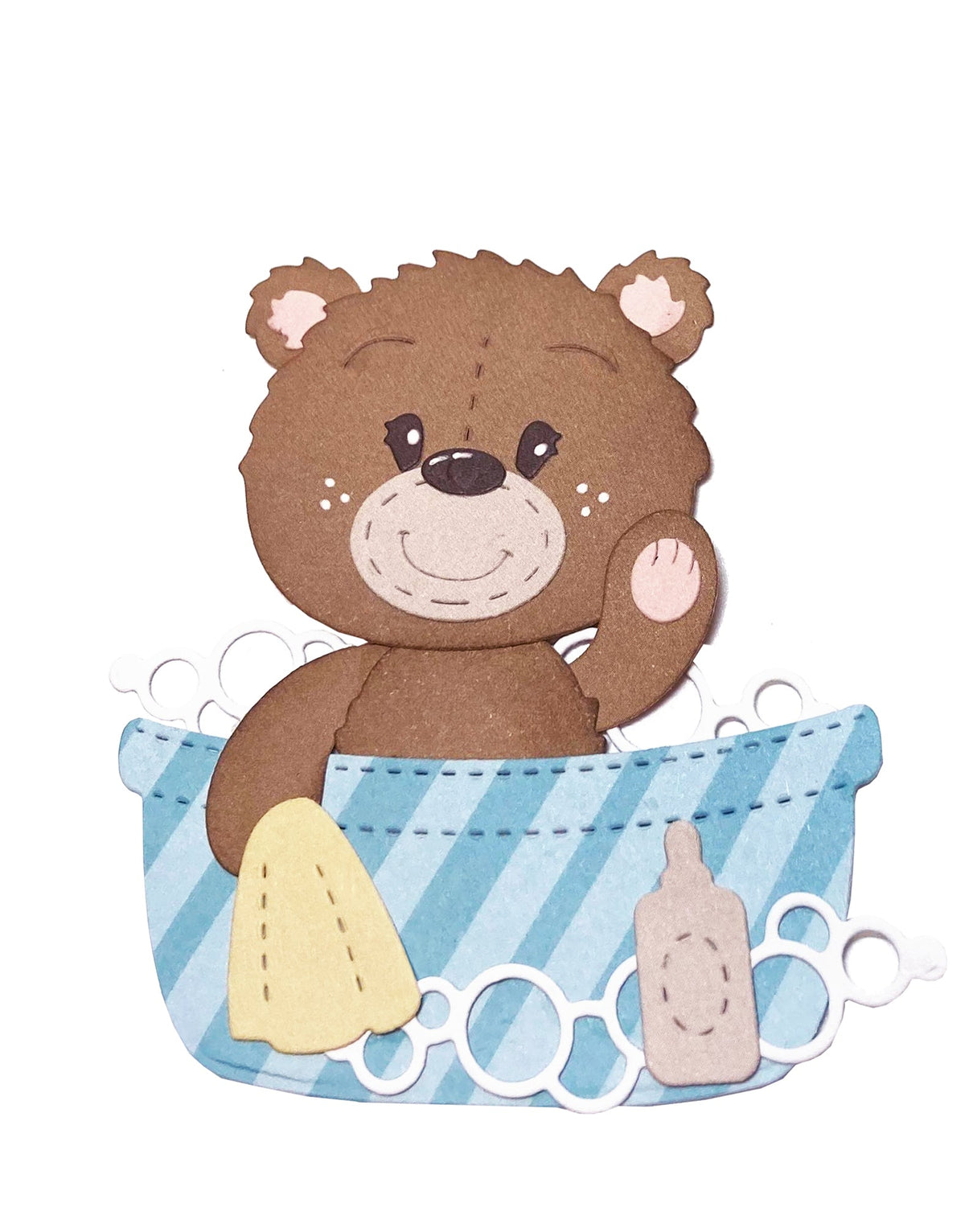 CCL Cutting Die Bear Accessories Friendz 97x175x1mm 1 PC nr.156