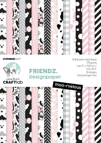 CCL Paper Pad Moo-Rvelous Friendz 24 SH