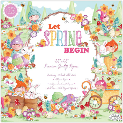 Craft Consortium Let Spring Begin - 12x12 Paper Pad