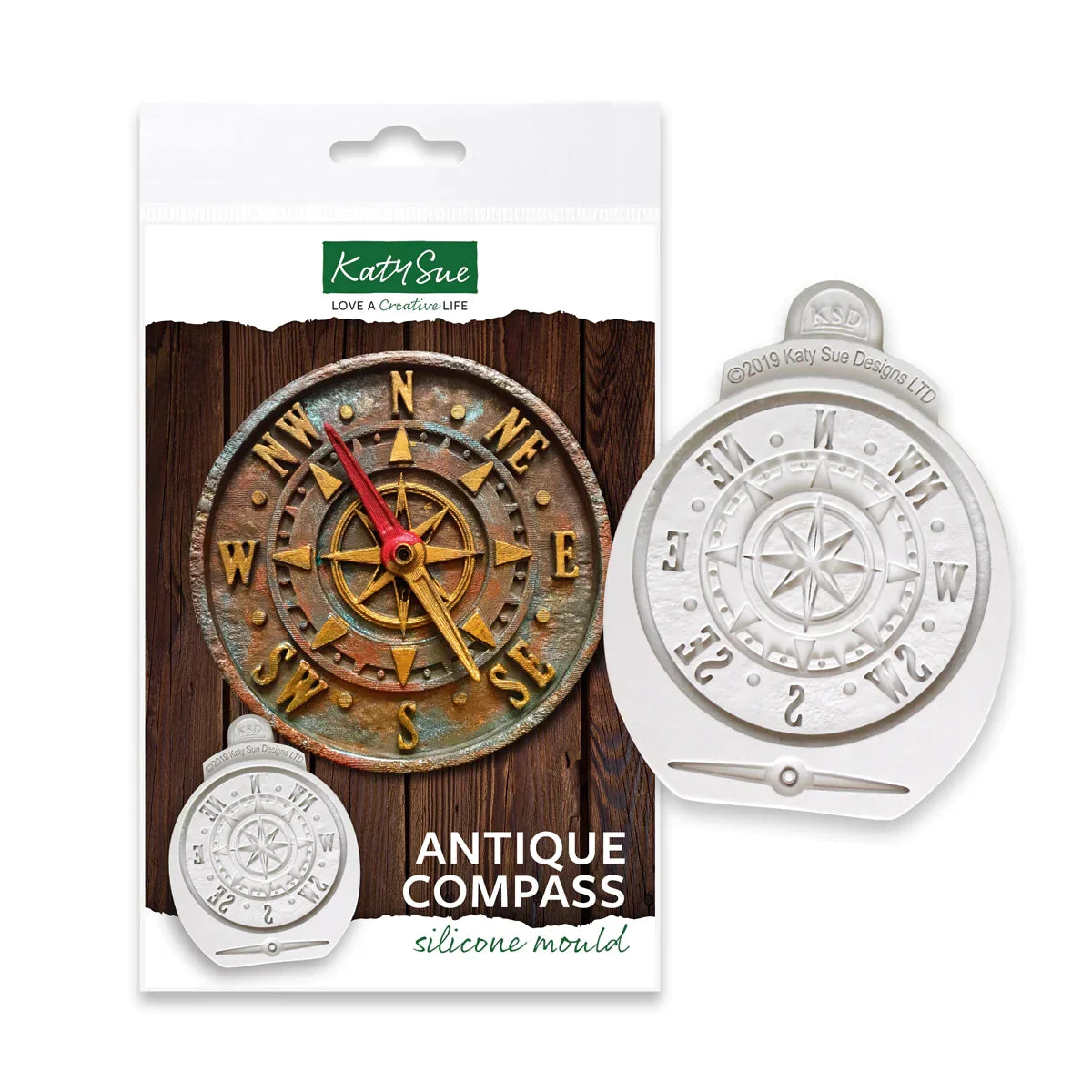 Antique Compass Silicone Mould