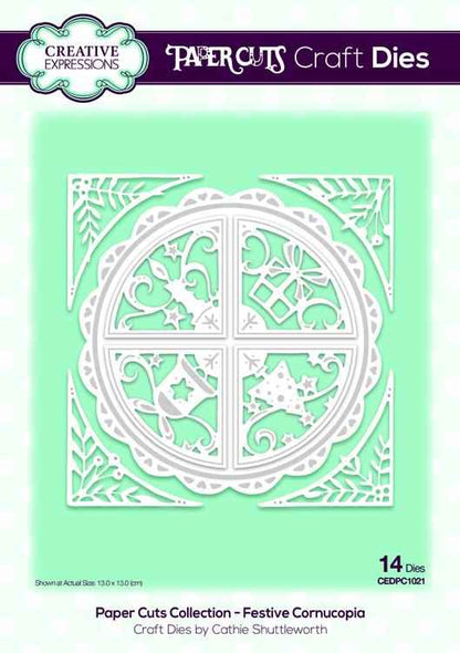Creative Expressions Die Paper Cuts Collection - Festive Cornucopia