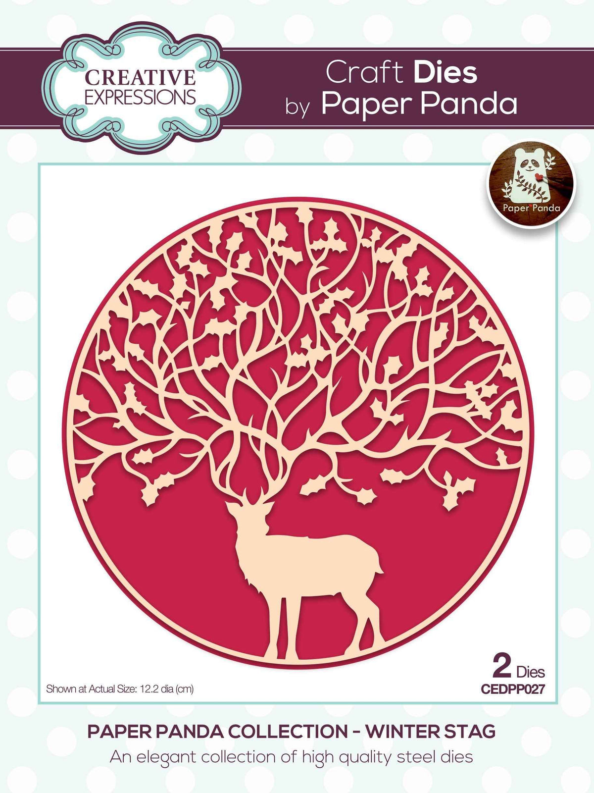 Creative Expressions Paper Panda Winter Stag Craft Die