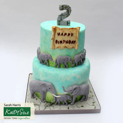 Elephant Family Silicone Mould