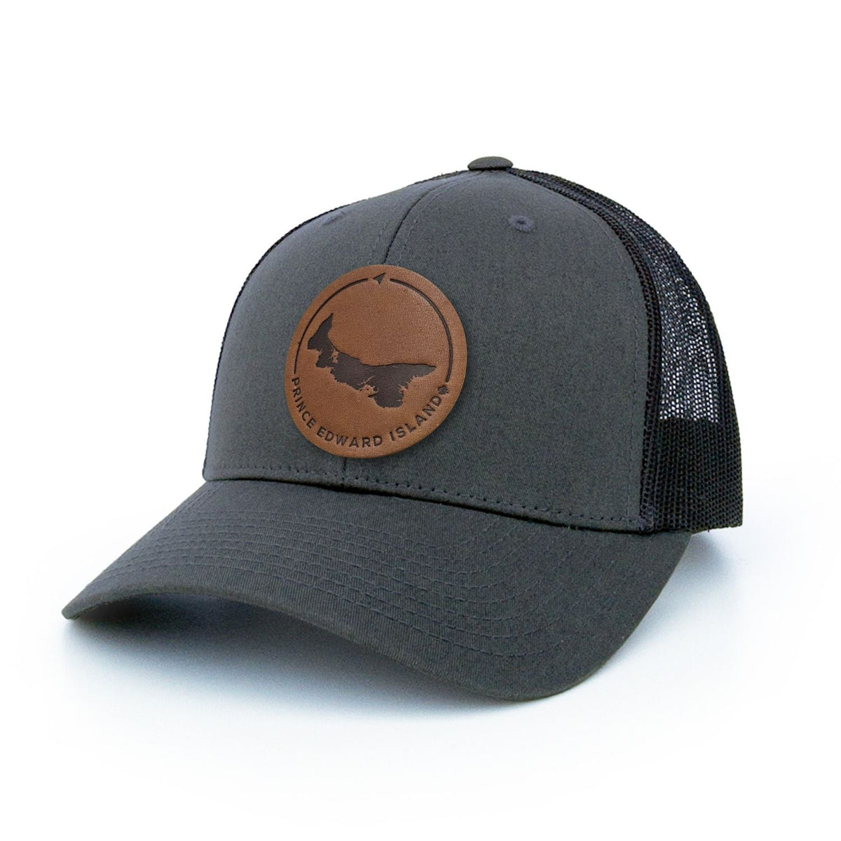 Prince Edward Island Leather Patch Trucker Hat