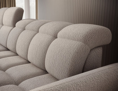 Beneth Storage Sleeper Chaise Sofa - Ivory Cream