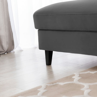 Foble Sectional Storage Sleeper Chaise Sofa - Dark Grey