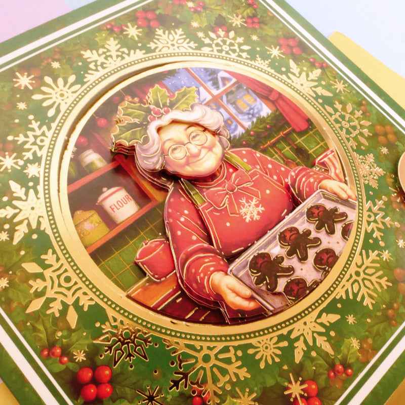 Delightful Golden Oldies Festive Fun Decoupage Card Kit