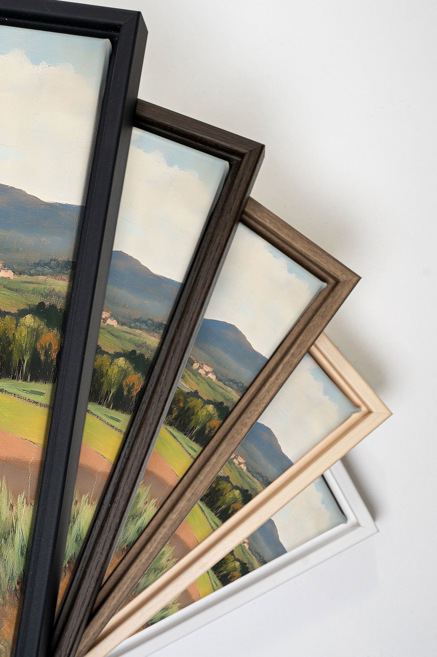 RUSTIC PALETTE, Oeuvre sur toile étirée
