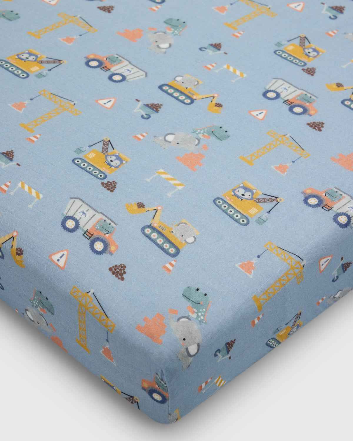 Muslin Fitted Crib Sheet - Tiny Engineers