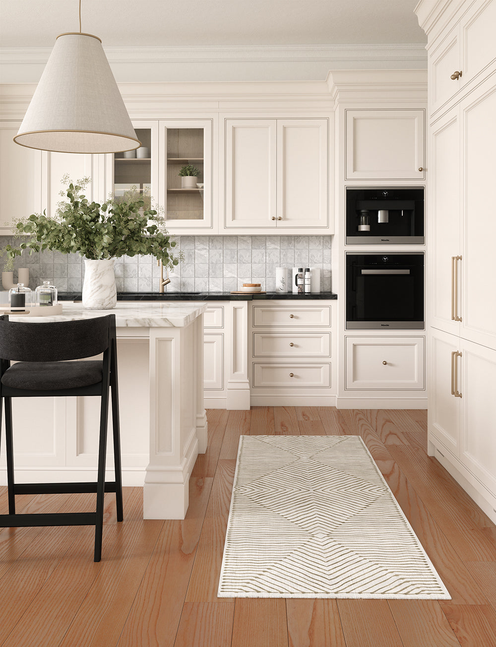 Calator Gold & Elfenbein Teppich
