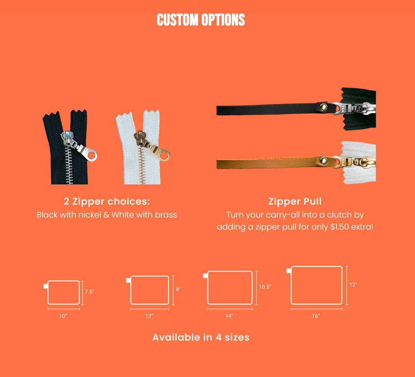 Zippered Cotton Canvas Carry All | The Esto