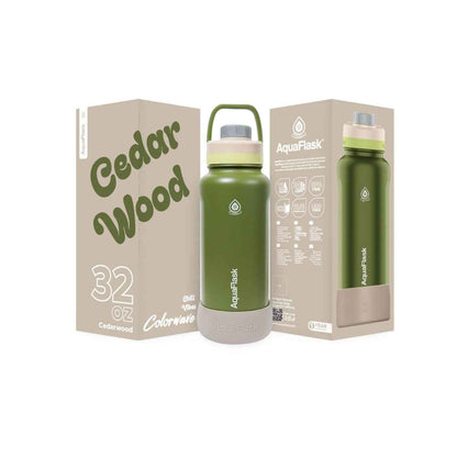 Aqua Flask Colorwave 32oz – Stainless Steel, Vacuum Insulated, Hot & Cold, Leak Proof, Travel & Office Bottle
