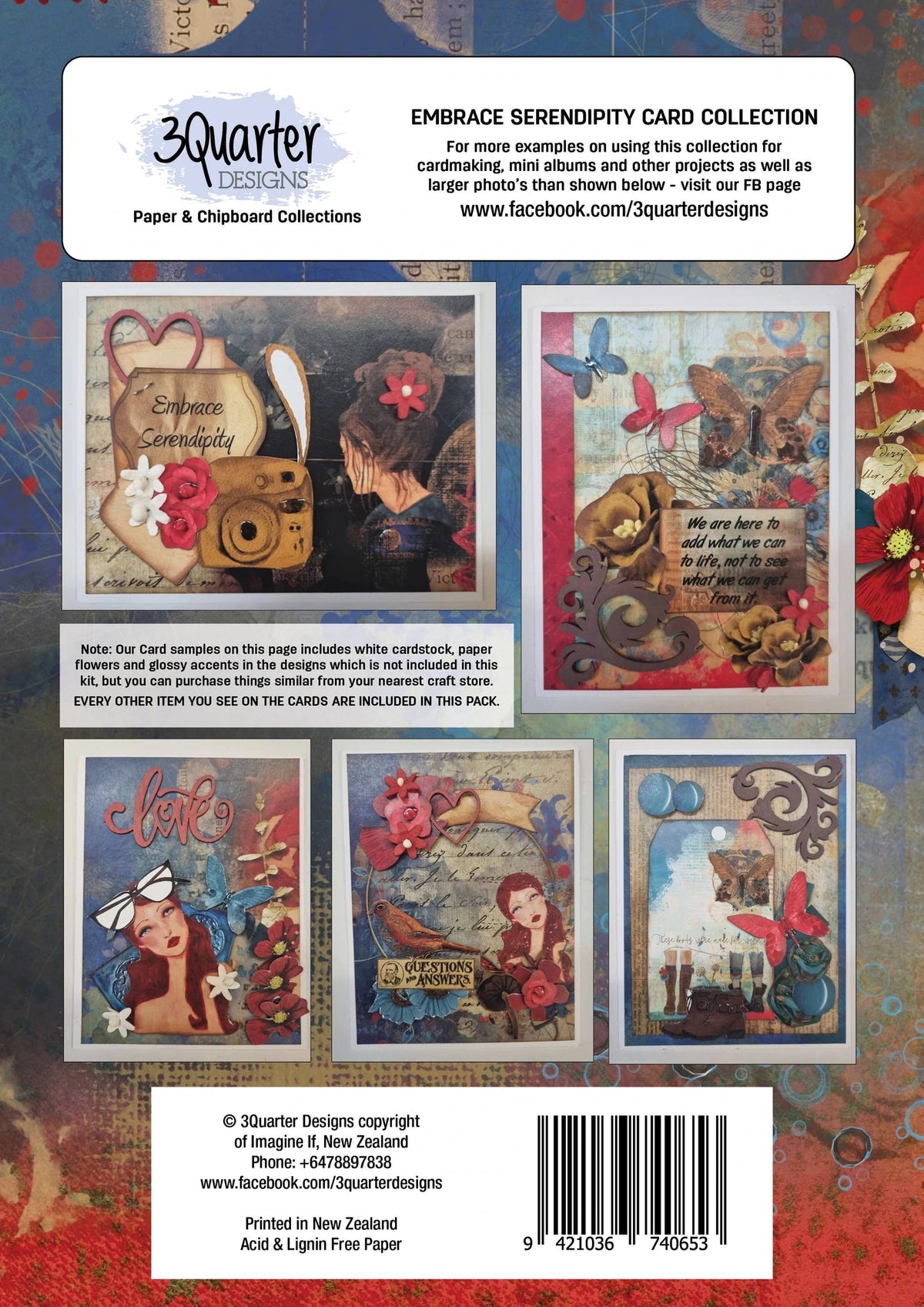 3Quarter Designs - Card Collection - Embrace Serendipity