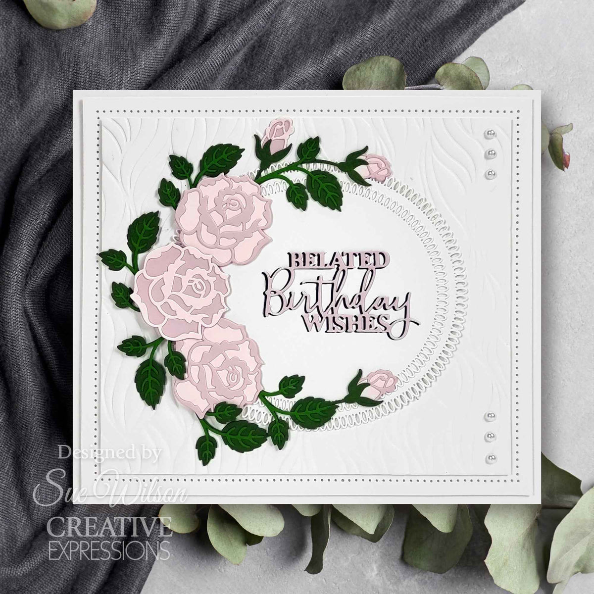 Creative Expressions Sue Wilson Layered Flowers Collection Garden Rose Craft Die