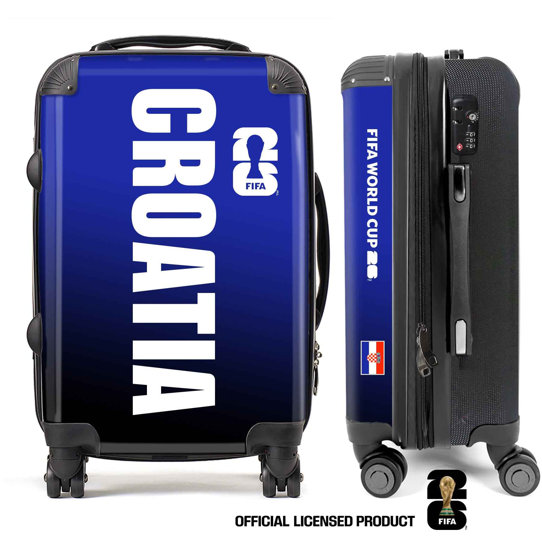 Croatia FIFA World Cup 2026 Vertical Croatia Edition (Navy Fade)