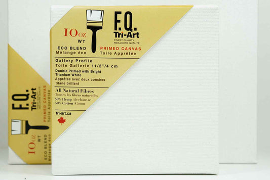 Tri-Art FQ Stretched Canvas - Artist Gallery 1 1/2" Profile Primed - 9x12"