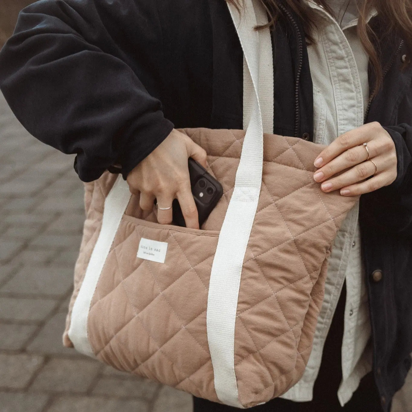 Gesteppte Alltags-Tragetasche