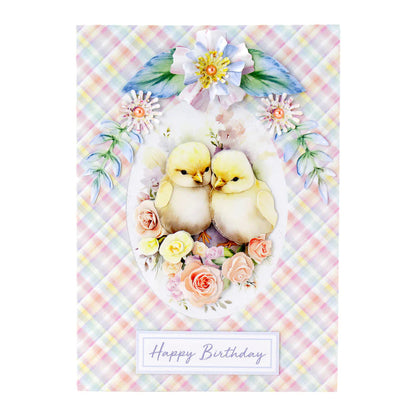 Die Cut Decoupage – Chicks & Bunny (pack of 3)