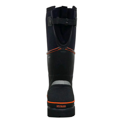Dryshod Unisex Steel-Toe Max Gusset CSA High Black/Orange