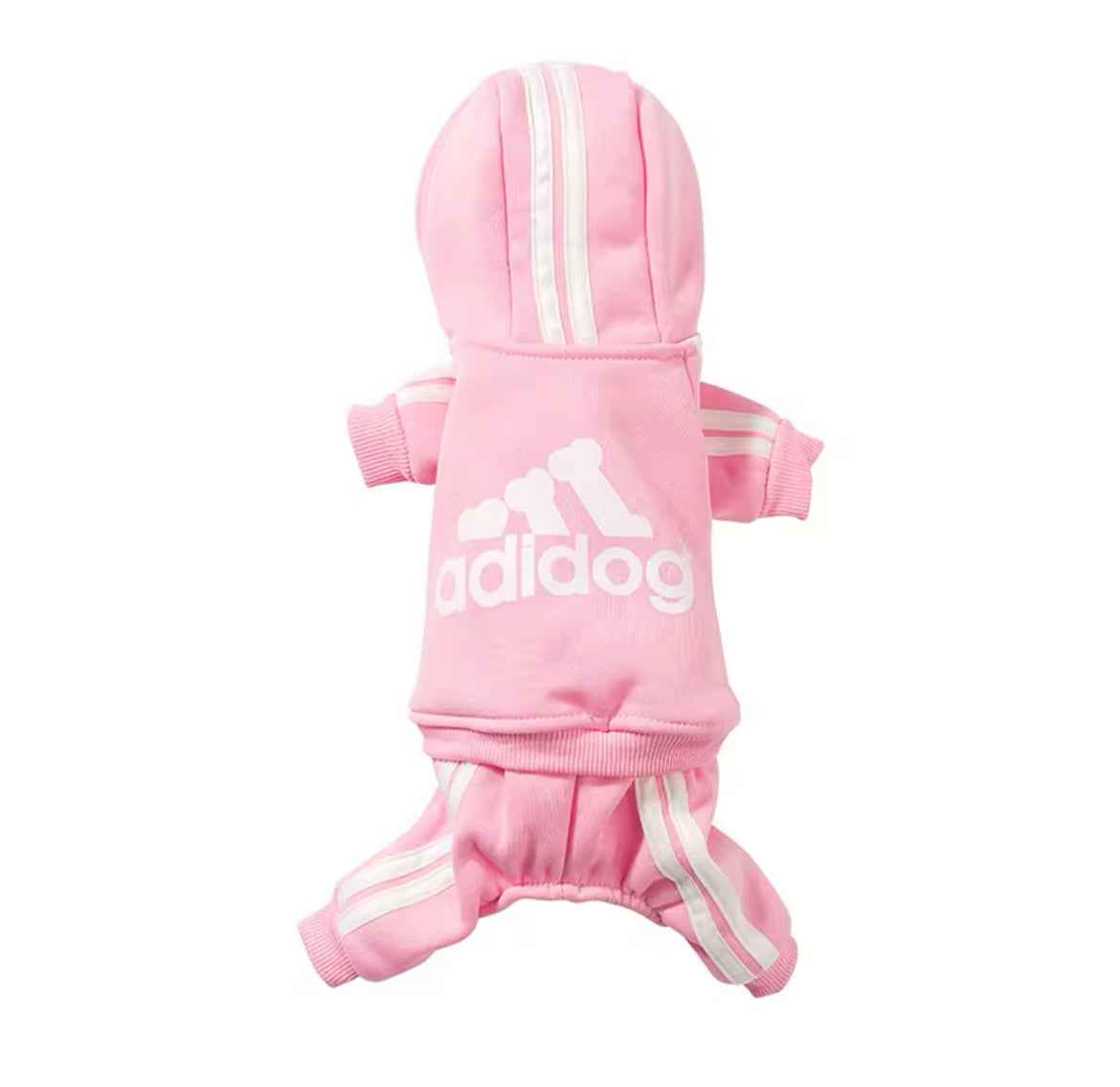 Adidog Dog Hoodie Onesie | Warm Dog Jumpsuit