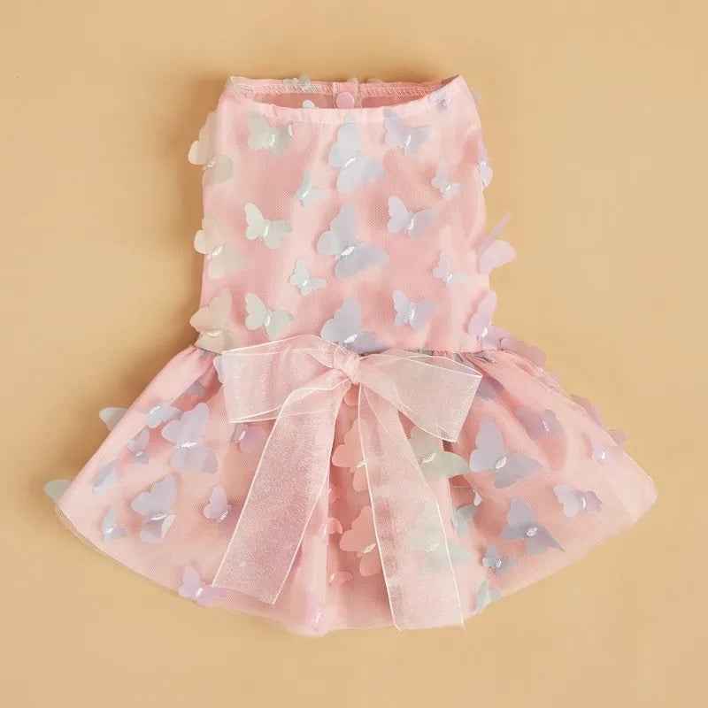Butterfly Princess Dog Dress | Party Outfit