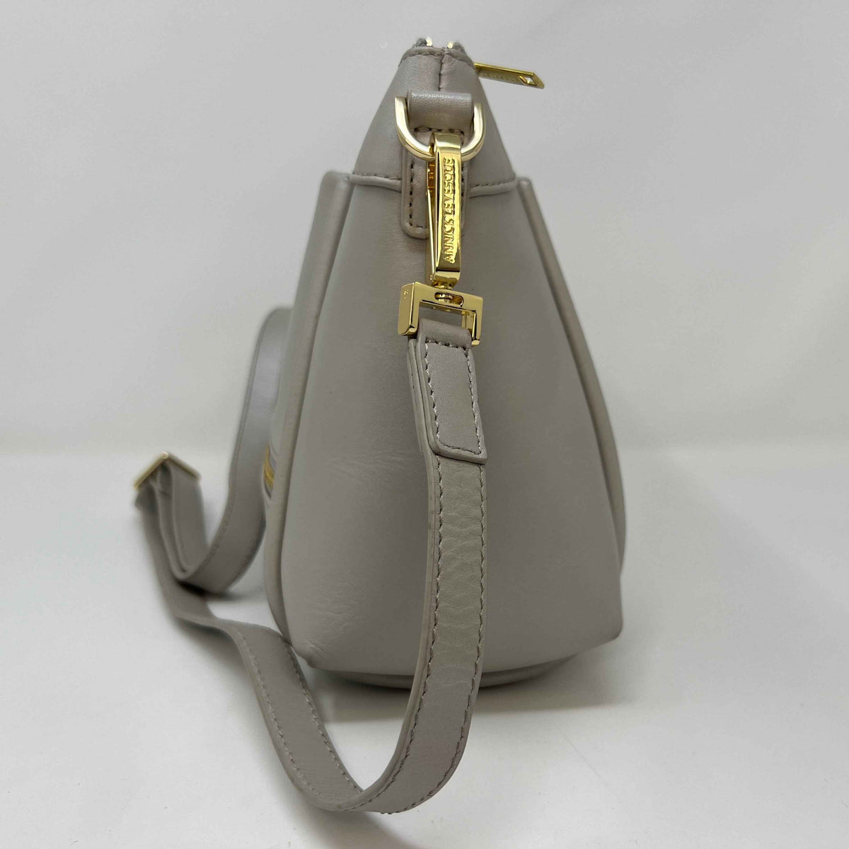 Sac à bandoulière en Cuir Perlé, Elena