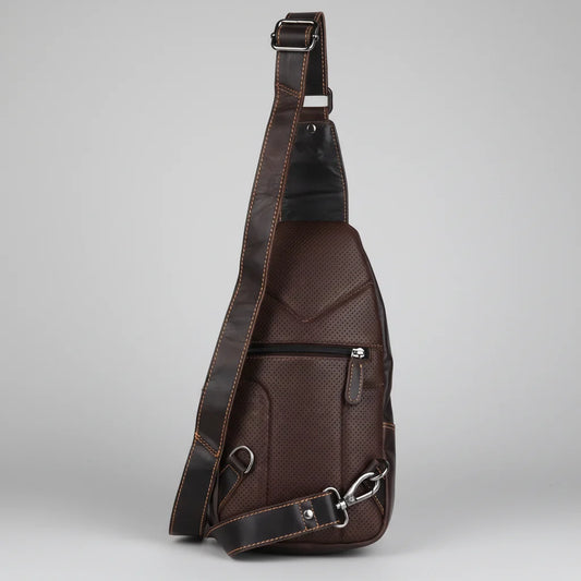 Greenwood Leather Crossbody Chest Bag