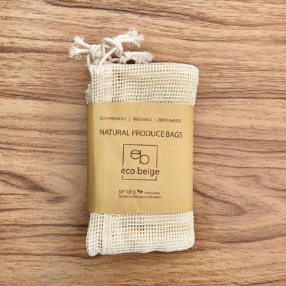 Cotton Produce Bags (Set of 3)
