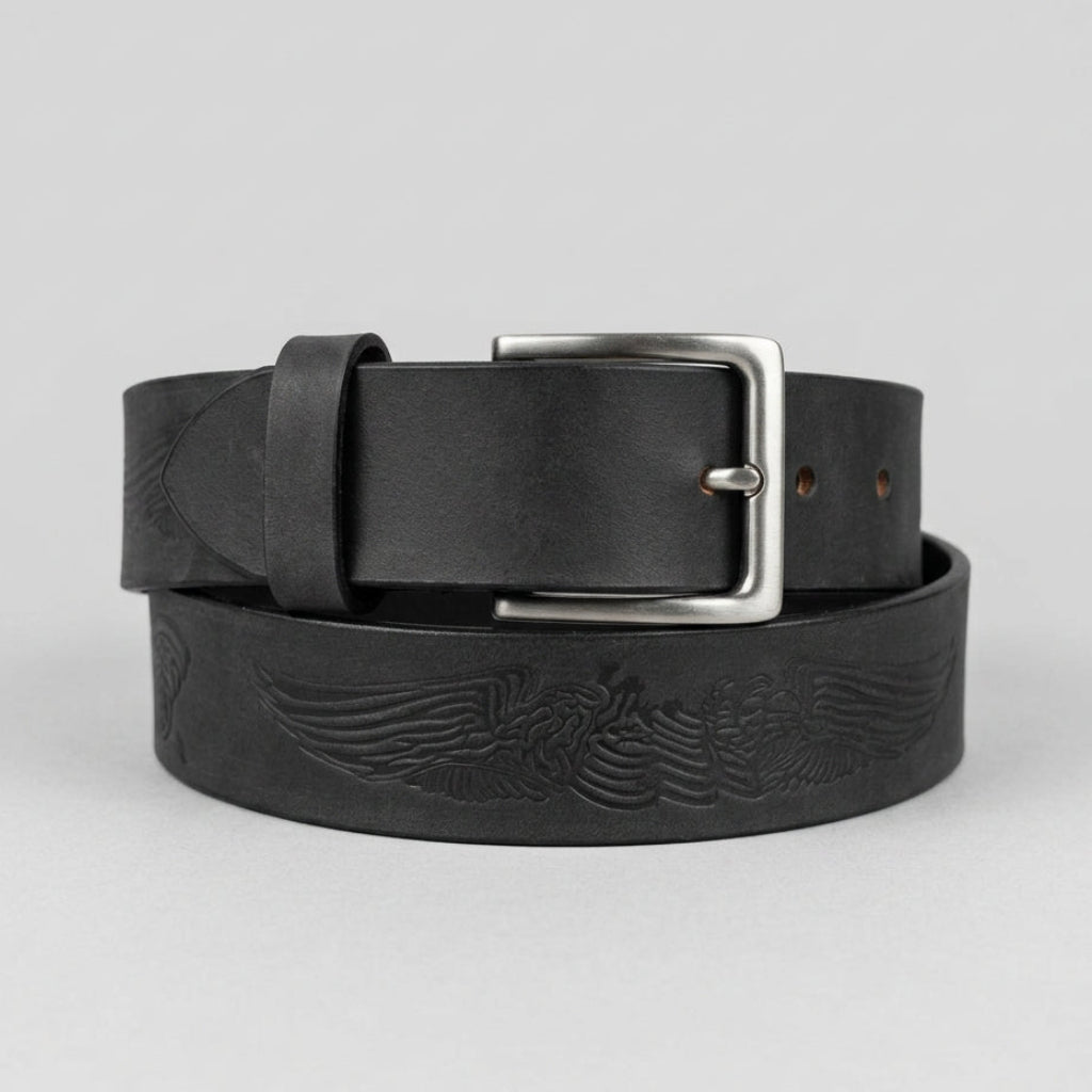 Engine Eagle Removable Buckle Leather Belt