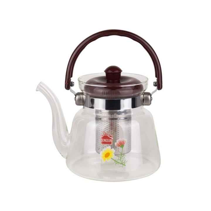 Direct Heat Teapot with Filter 0.6/2.2L - Set of 2