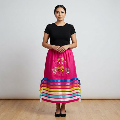 OLDTRIBES™ Paws & Petals  Ribbon Skirt
