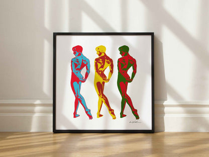 Three Dancers ART PRINT