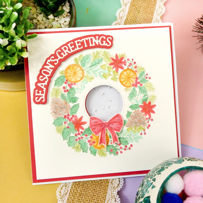 Moonstone Dies - Festive Essential Arched Sentiments