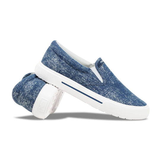 Fishooz Men's Sunwashed Slip-On Navy/White