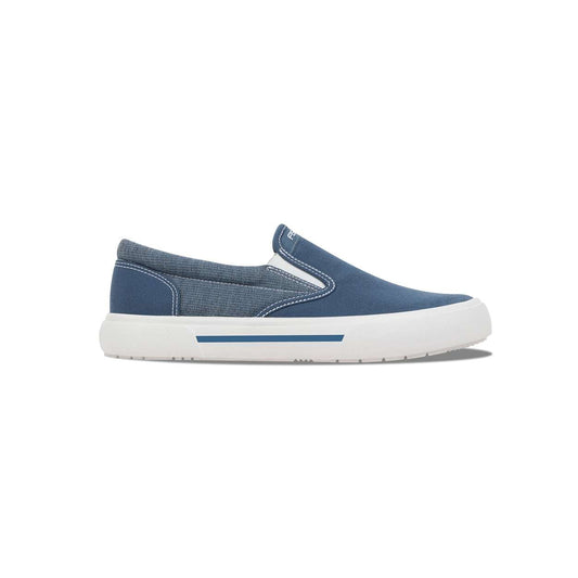 Fishooz Women's Sunbrella® Slip-On Denim/White