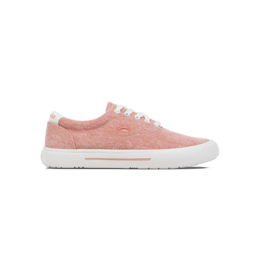 Fishooz Women's Sunwashed Lace Coral/White